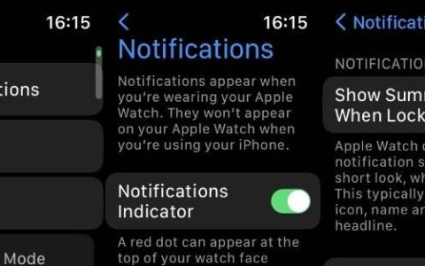 如何微调 apple watch 上的通知