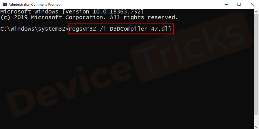 regsvr32-i-d3dcompiler_47.dll-command