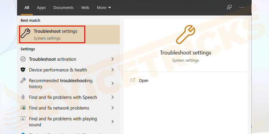 type-troubleshoot-in-search-box-and-click-on-troubleshoot-settings