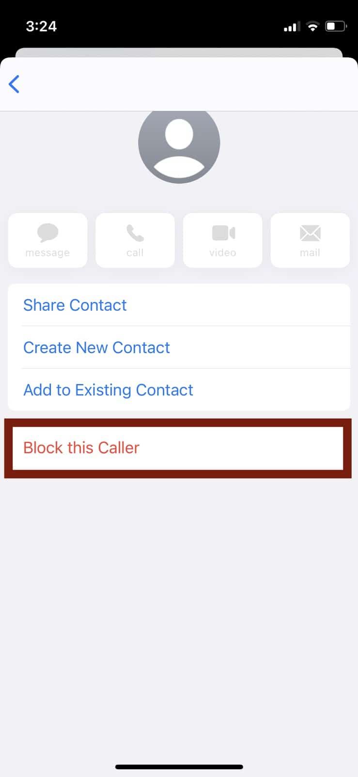 block-caller-on-iphone