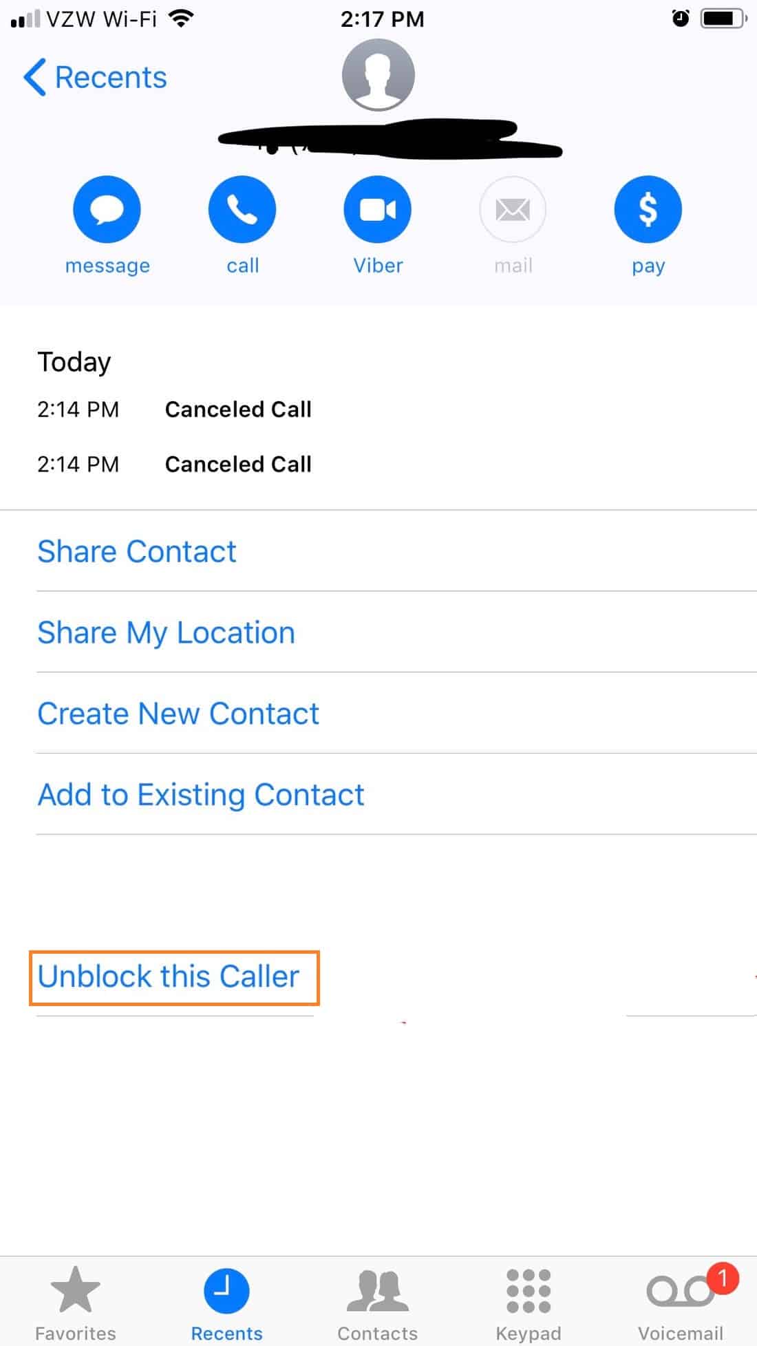 unblock-caller-on-ios