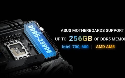 华硕主板 bios 更新新增 256gb ddr5 内存