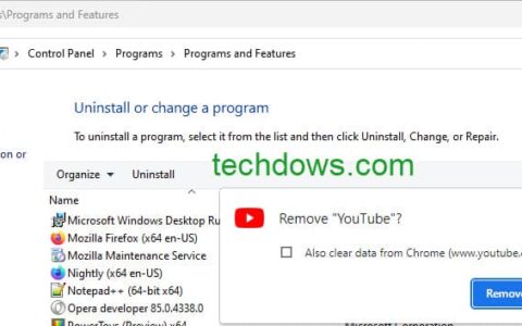 chrome 99 允许您从 windows 设置中卸载 web 应用程序并删除默认搜索引擎