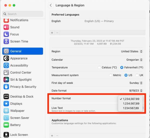 find-number-format-macos-ventura-system-settings-610x562-1