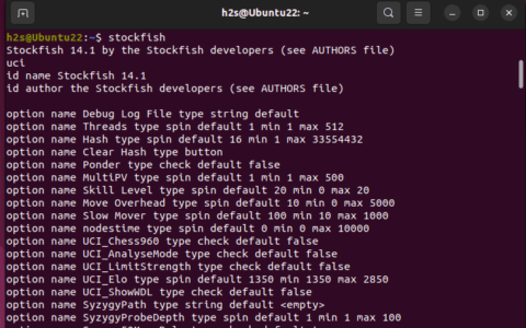 如何在 ubuntu 上安装 stockfish，例如 22.04 或 20.04 – 国际象棋引擎