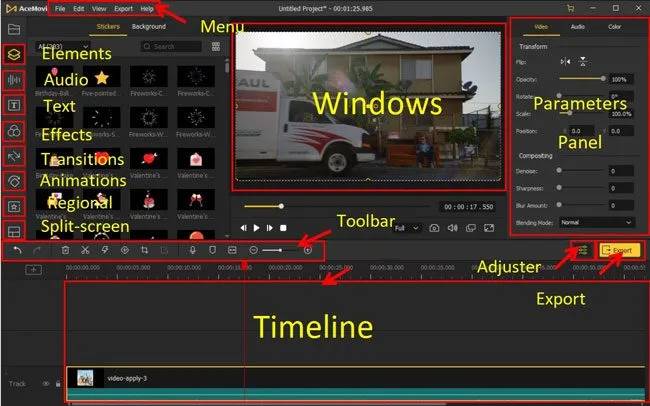 acemovi-video-editor-interface-detailed-info