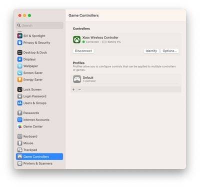 game-controllers-menu-macos-ventura