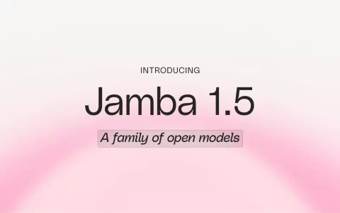 jamba 1.5系列模型：非 transformer 模型首次追上先进模型