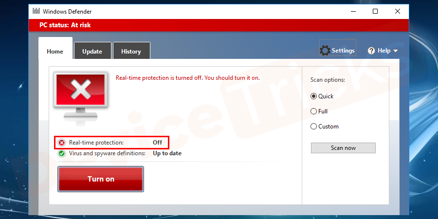 disable-antivirus-program