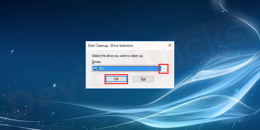 disk-cleanup-drive-selection