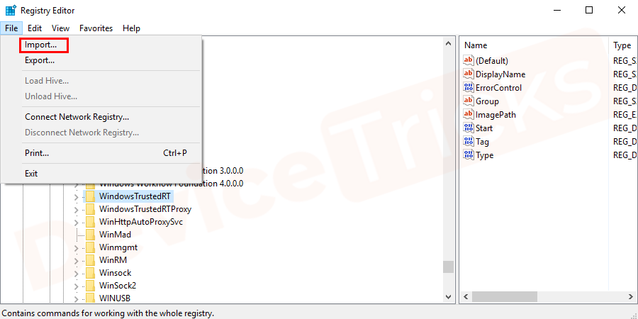 import-registry-key