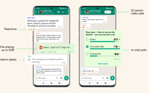 meta 宣布为移动用户提供一系列新的 whatsapp 功能