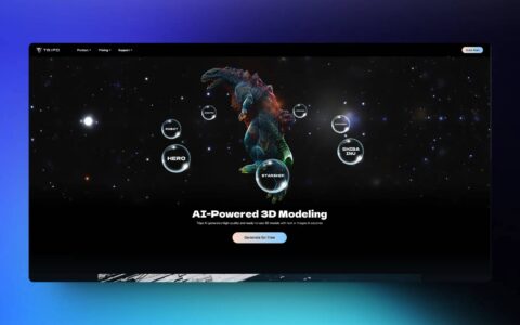 tripo3d：ai生成3d模型